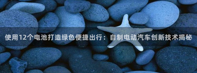 优发国际网官：使用12个电池打造绿色便捷出行：自制电动汽车创新技术揭秘