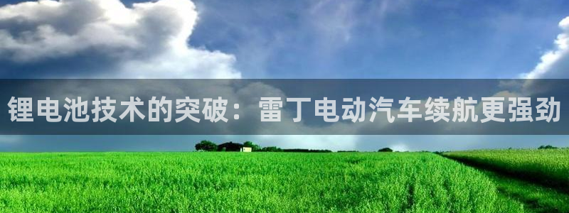 优发国际官网,首页网址：锂电池技术的突破：雷丁电动汽车续航更强劲