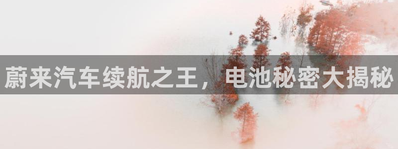 优发娱乐pc版官网：蔚来汽车续航之王，电池秘密大揭秘